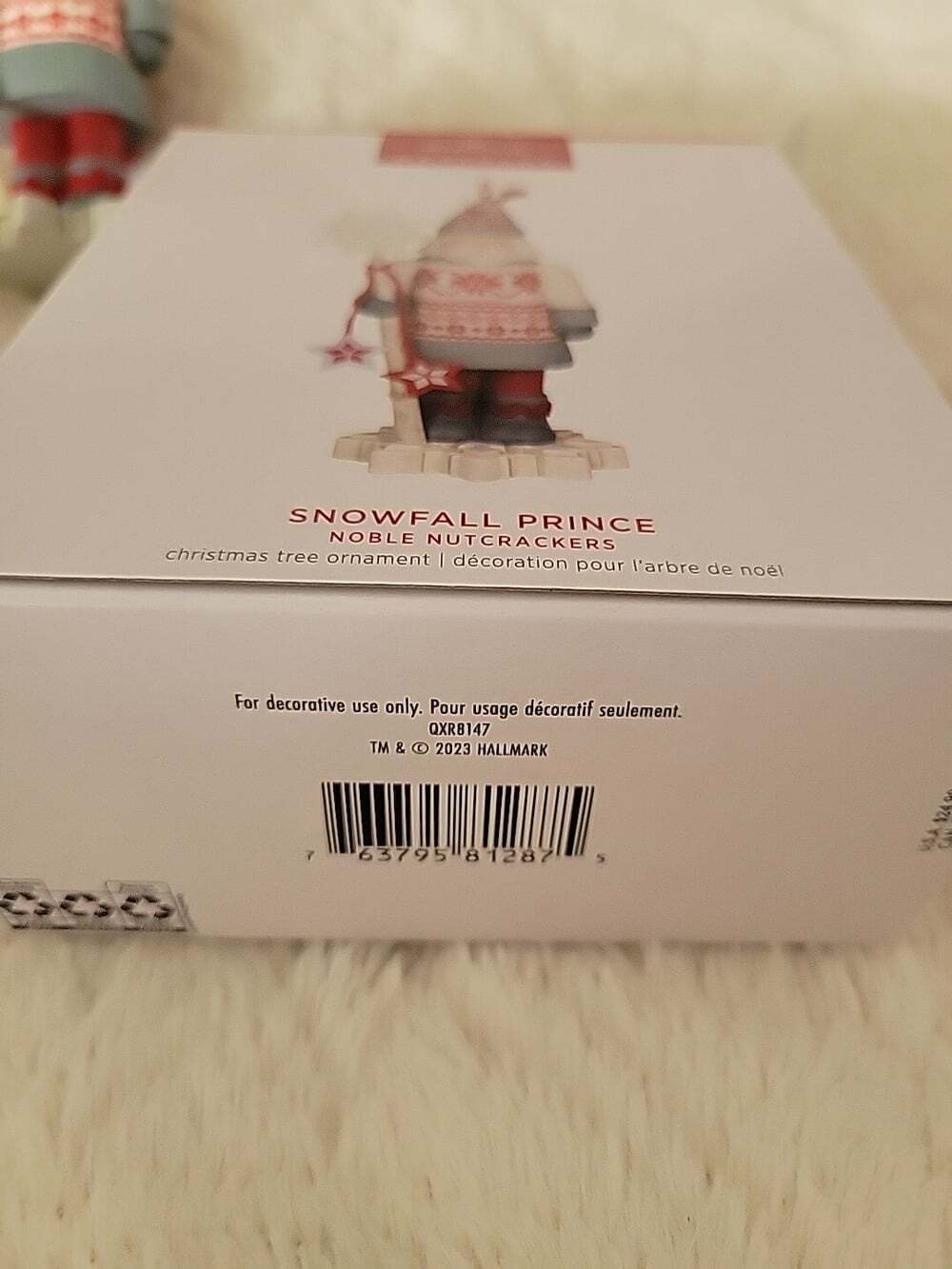 2023 Hallmark Noble Nutcrackers Snowfall Prince Keepsake 5th  Ornament NeW - Picture 2 of 3